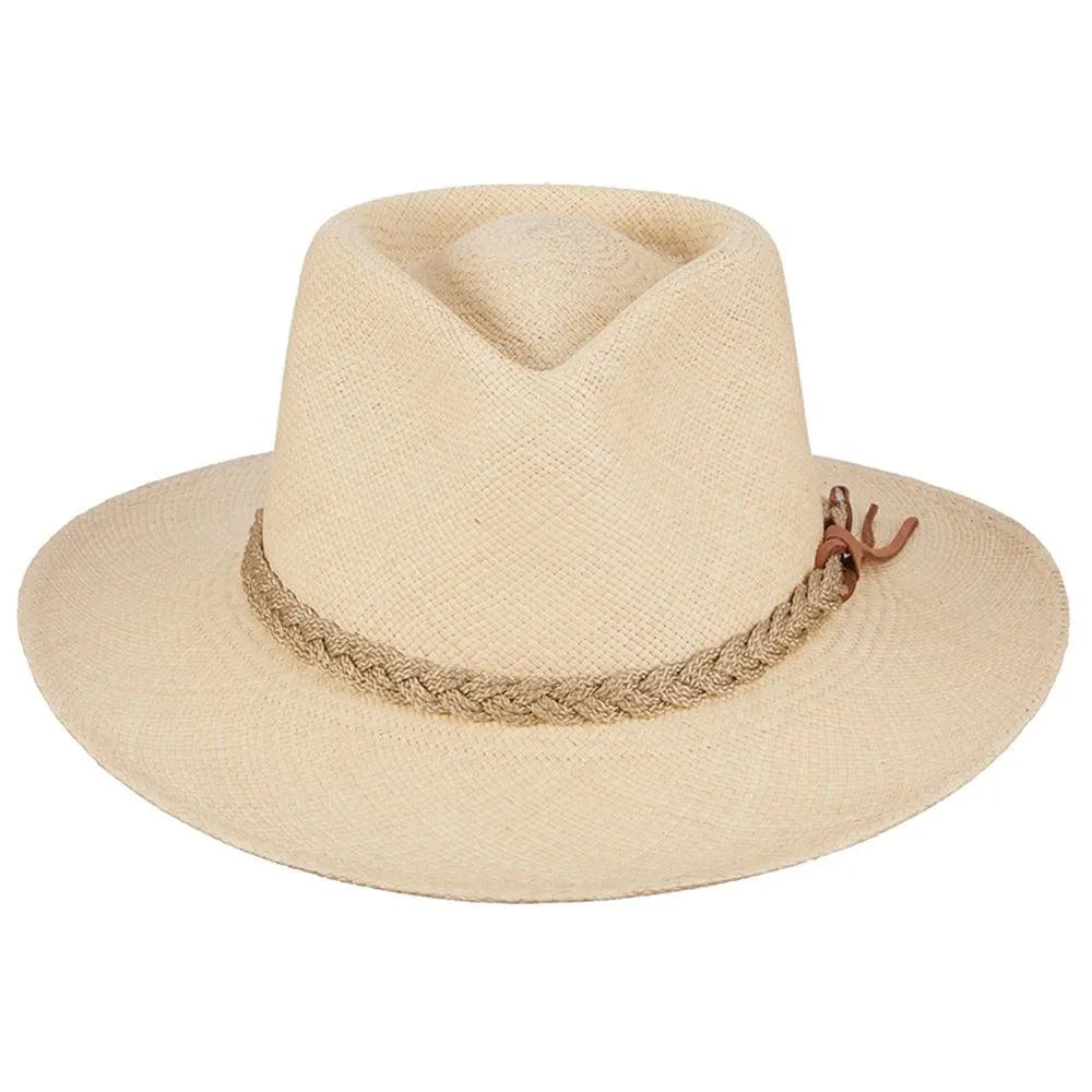 Scala Taos - Panama Straw Fedora Hat - Hatcountry