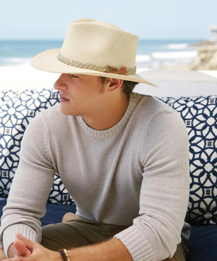 Retro - Panama Straw Fedora Hat  Hatcountry