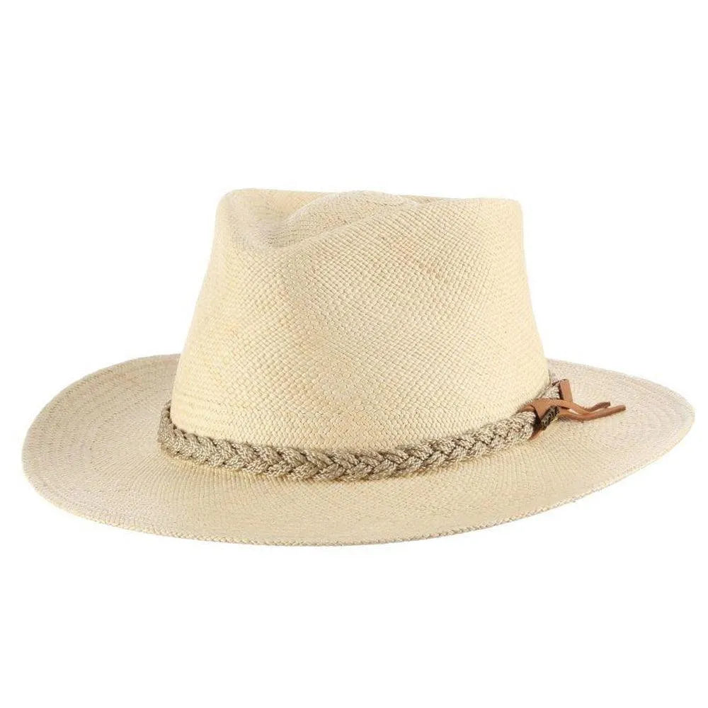 Scala Taos - Panama Straw Fedora Hat - Hatcountry
