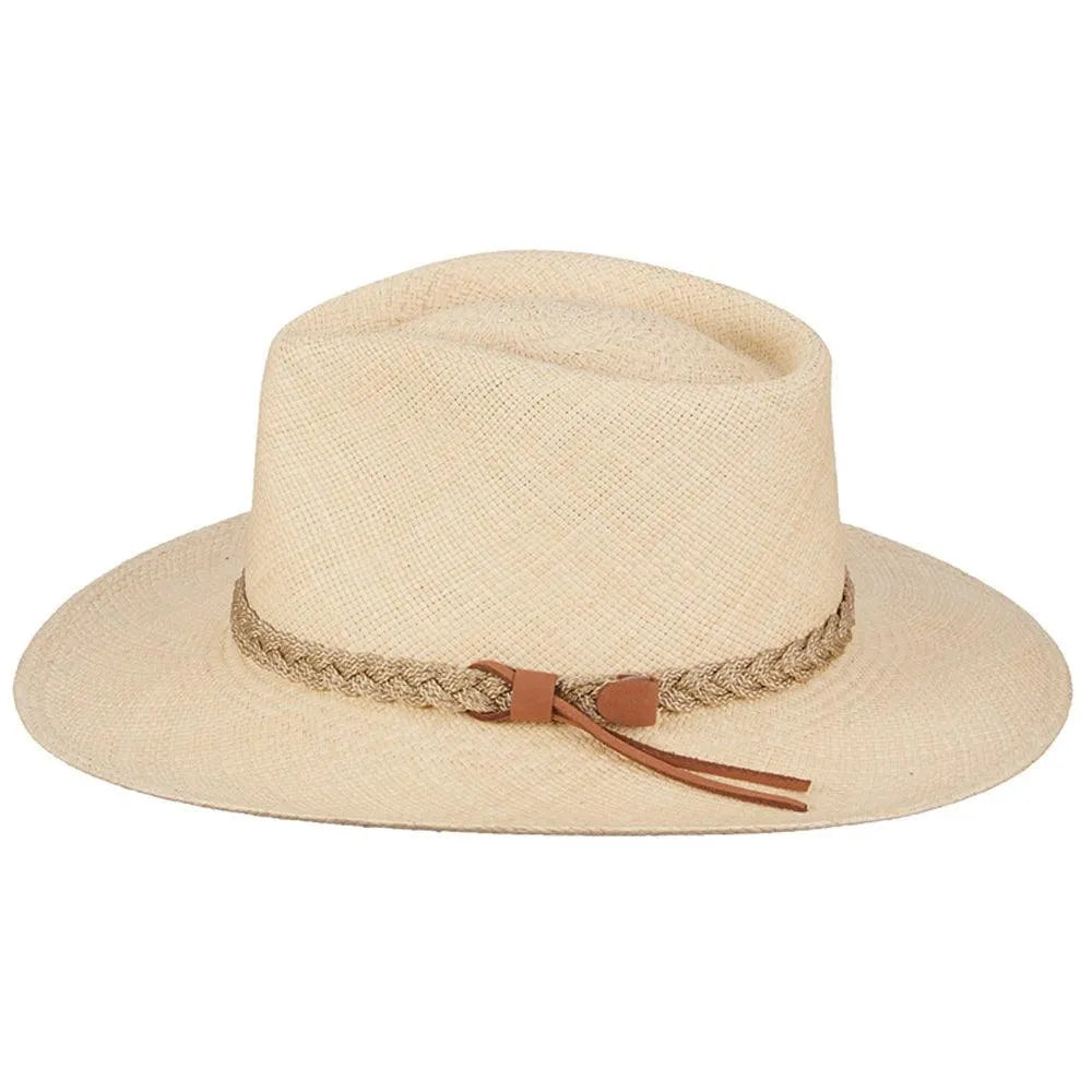 Scala Taos - Panama Straw Fedora Hat - Hatcountry