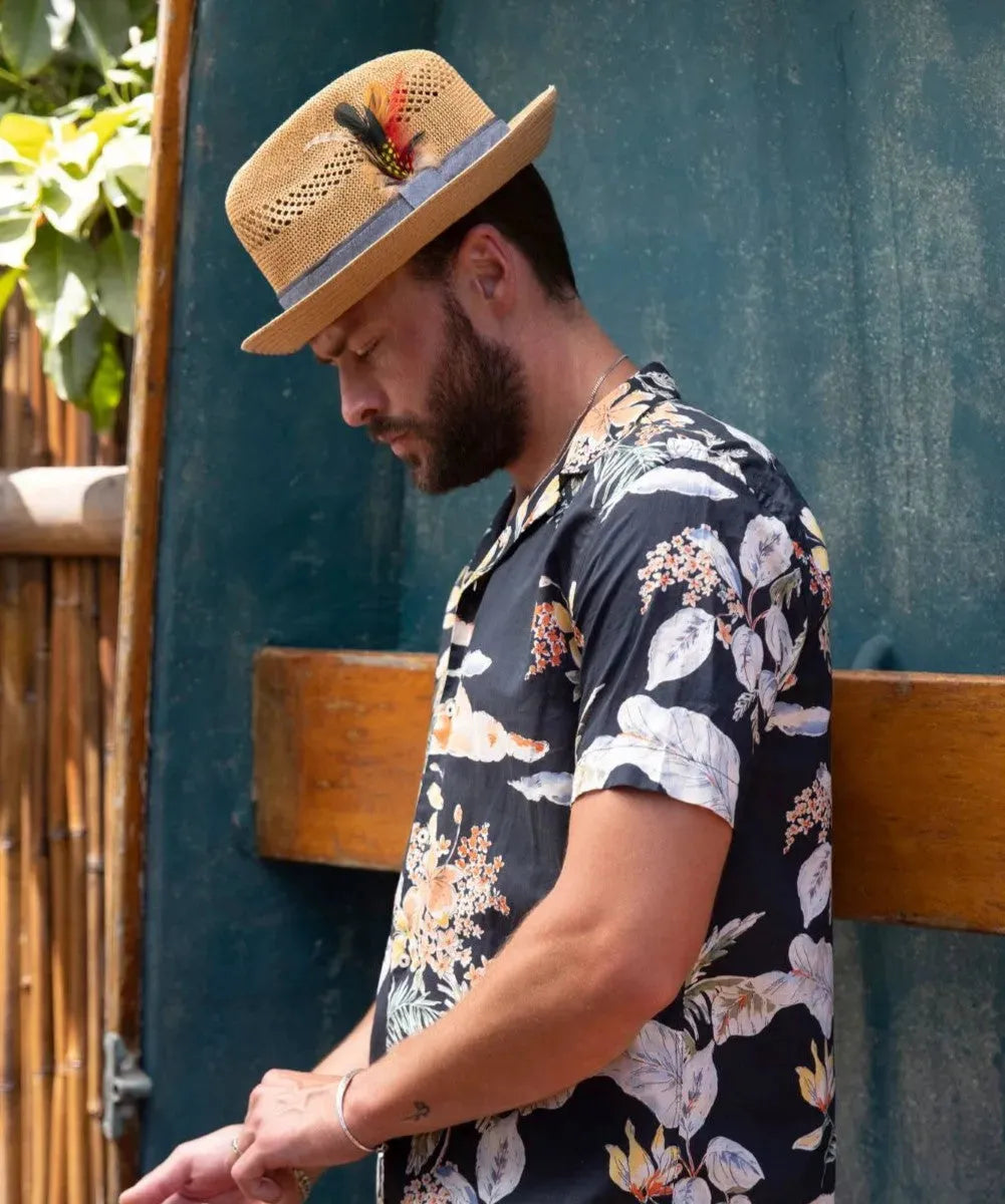 Peter Grimm Shelby - Straw Fedora Hat - Hatcountry