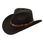 Silverado Henley - Shapeable Soft Wool Felt Outback Hat - Hatcountry