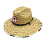 Peter Grimm Grateful Dead Skull & Roses Lifeguard - Rye Straw Lifeguard Hat - Hatcountry