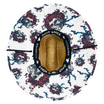 Peter Grimm Grateful Dead Skull & Roses Lifeguard - Rye Straw Lifeguard Hat - Hatcountry