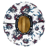Peter Grimm Grateful Dead Skull & Roses Lifeguard - Rye Straw Lifeguard Hat - Hatcountry