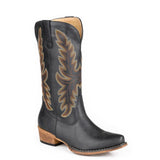 Roper Sundown (Black) - Women's Cowgirl Boot