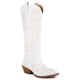 Roper Ryder (White) - Women's Cowgirl Boot