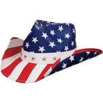 Deadwood Trading United - American Flag Shapeable Straw Cowboy Hat - Hatcountry