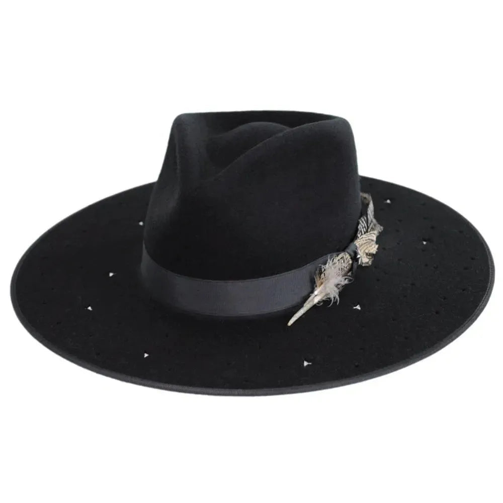 Stetson Night Sky S - Wide Brim Fedora Wool Felt Cowgirl Hat - Hatcountry