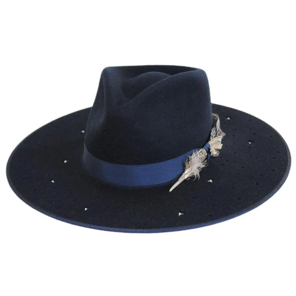 Stetson Night Sky S - Wide Brim Fedora Wool Felt Cowgirl Hat - Hatcountry