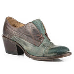 Stetson Oakley (Turquoise) - Leather Cowgirl Shoe Boot - Hatcountry