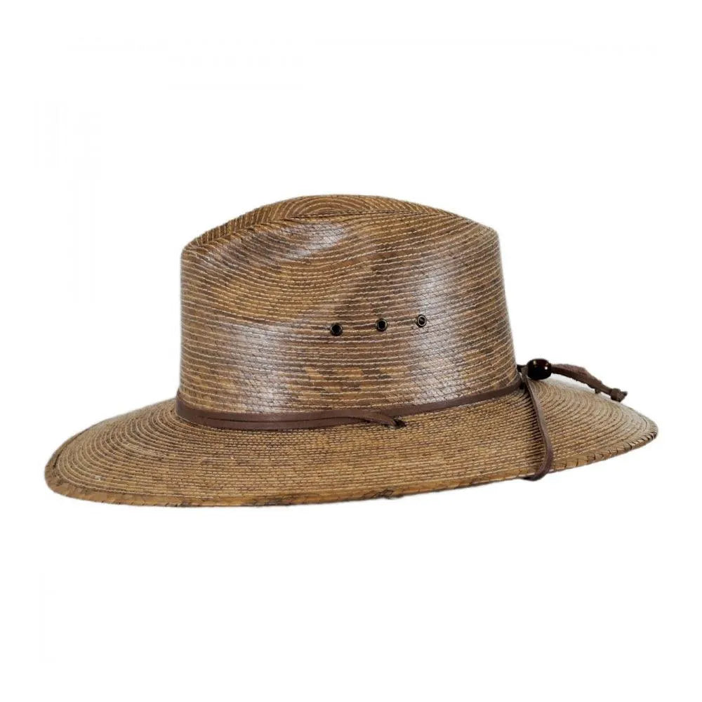 Stetson Rustic - Straw Fedora Sun Hat - Hatcountry