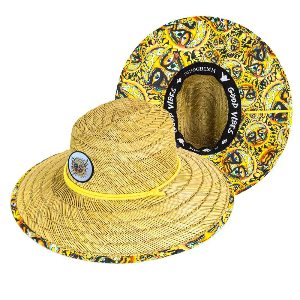Peter Grimm Sublime Paddle Out Lifeguard - Rye Straw Lifeguard Hat - Hatcountry