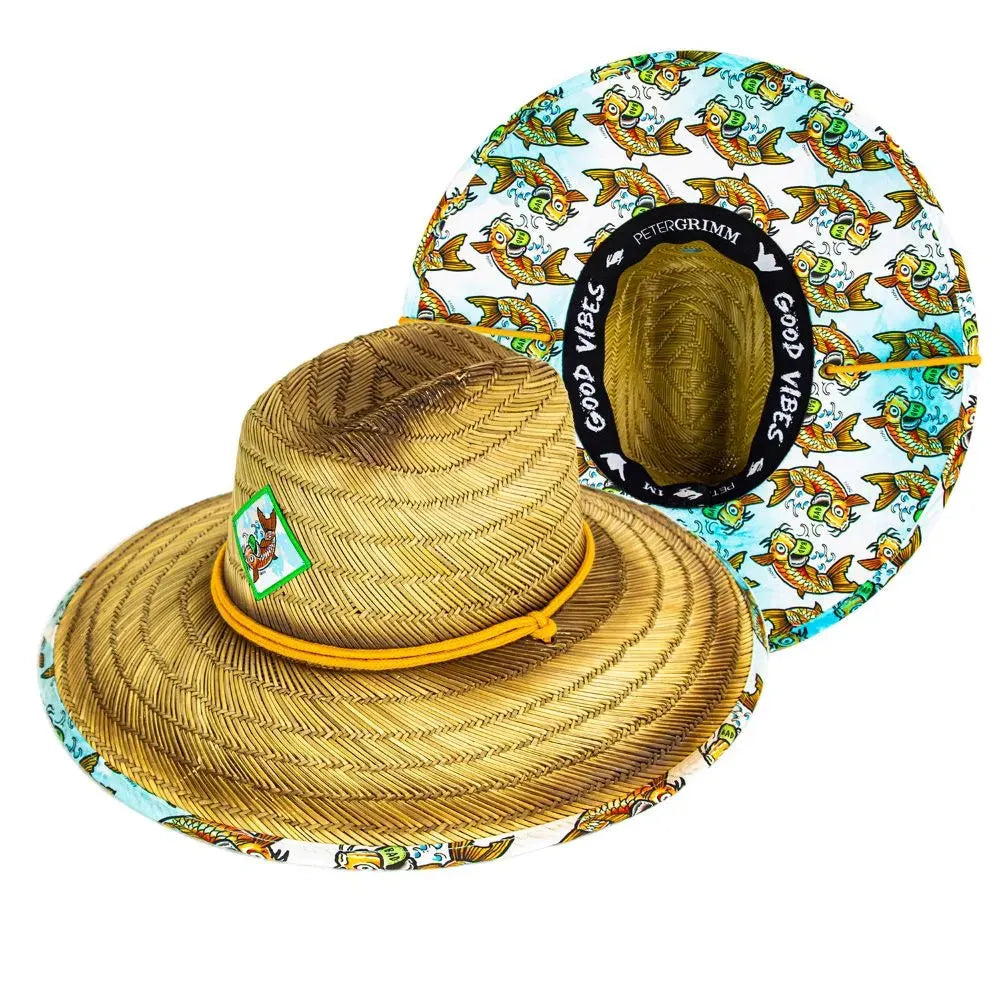 Peter Grimm Sublime Badfish Lifeguard - Rye Straw Lifeguard Hat - Hatcountry
