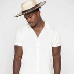Peter Grimm Tarot - Wide Brim Mexican Palm Straw Fedora Hat - Hatcountry