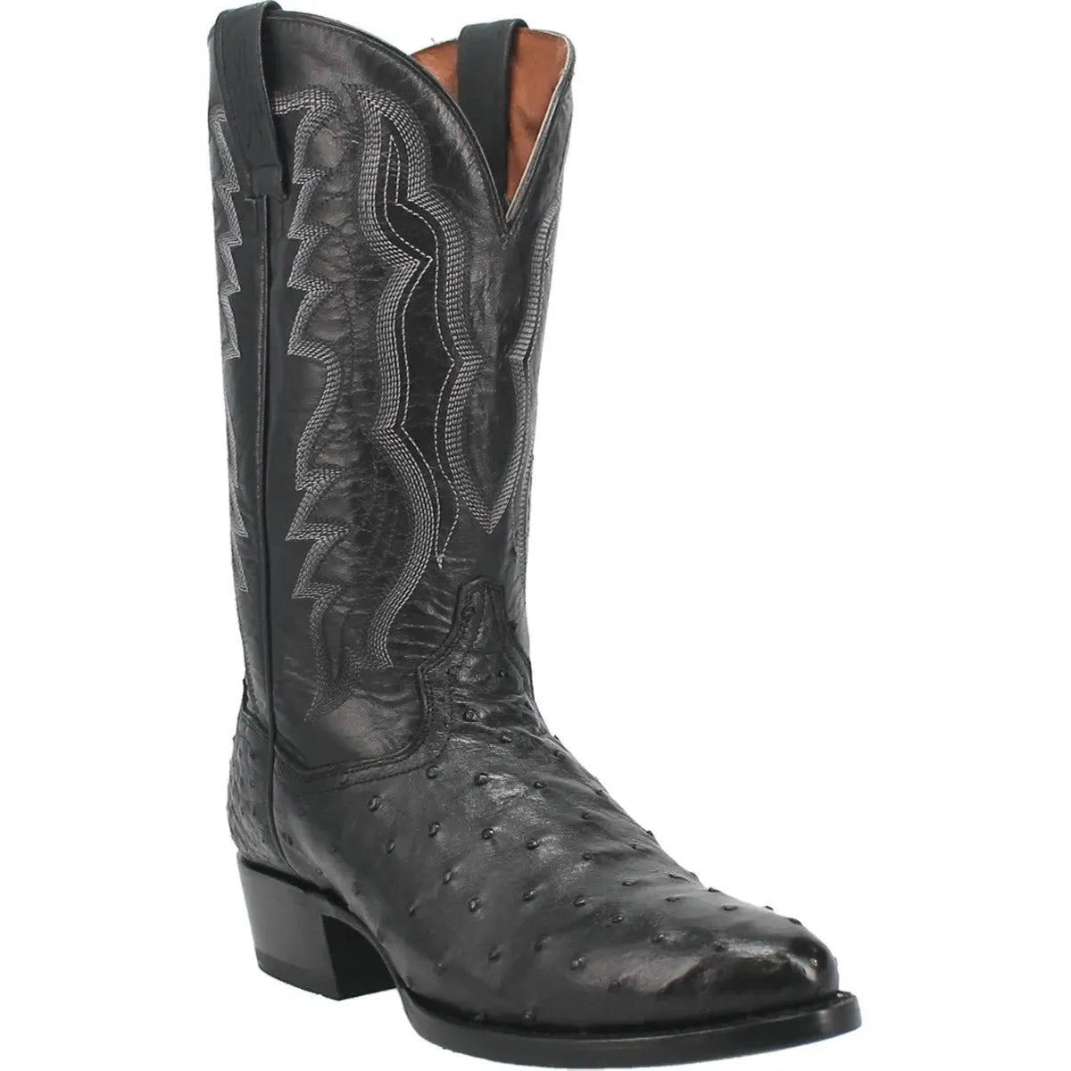 Dan Post Tempe - Mens Ostrich Leather Cowboy Boots - Hatcountry