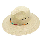 Peter Grimm Viva - Wide Brim Mexican Palm Straw Fedora Hat - Hatcountry