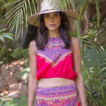 Peter Grimm Viva - Wide Brim Mexican Palm Straw Fedora Hat - Hatcountry
