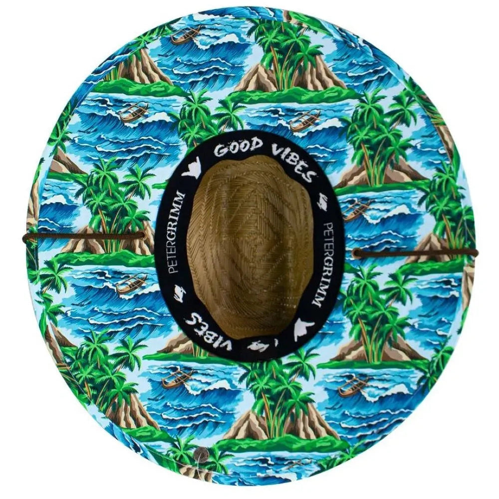 Peter Grimm Waves - Rye Straw Lifeguard Hat - Hatcountry