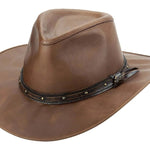 Bullhide Wayfarer - Leather Outdoorsmen Hat - Hatcountry