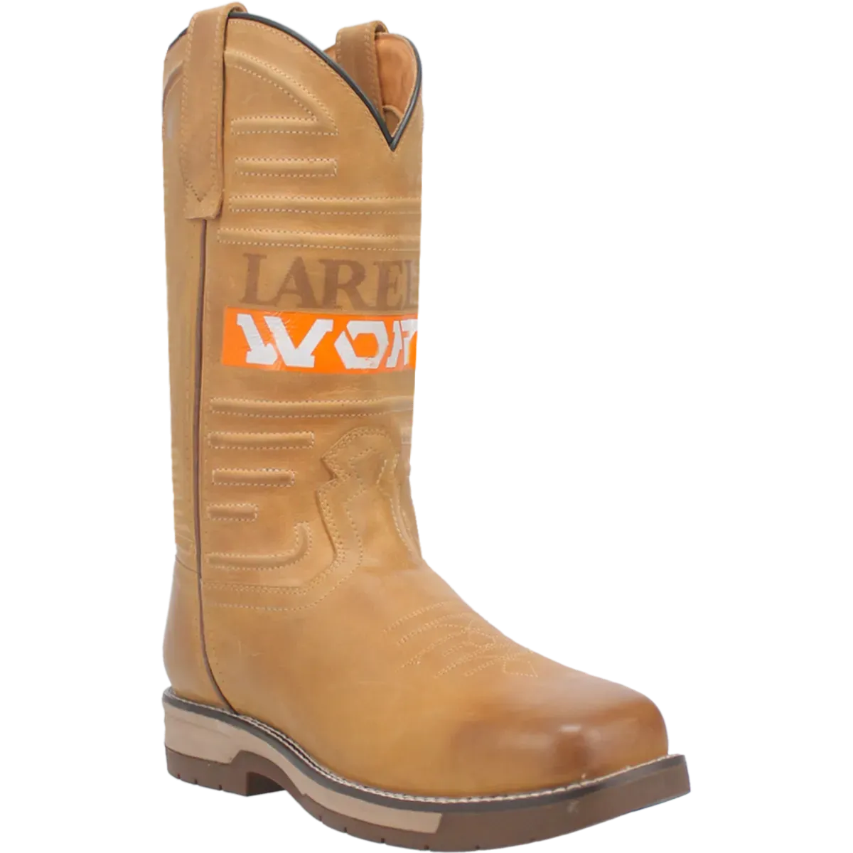 Laredo Workhorse (Safety Toe) - Men's Leather Cowboy Work Boot - Hatcountry