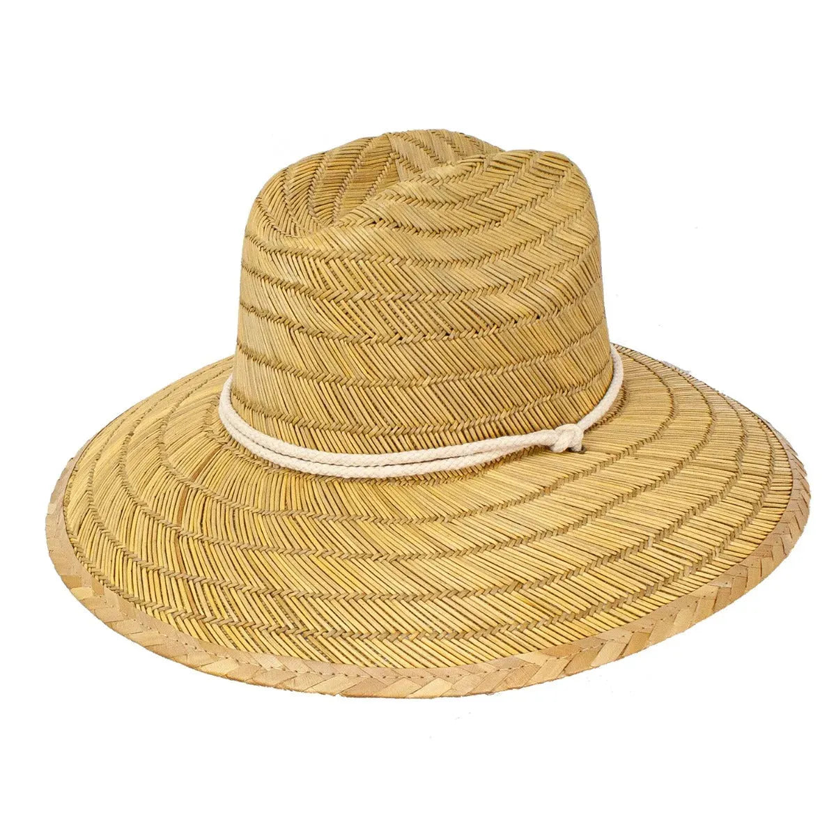 Peter Grimm White Shark - Rye Straw Lifeguard Hat - Hatcountry