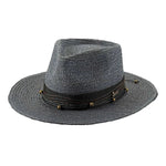 Bullhide Words & Feelings - Straw Fedora Hat - Hatcountry