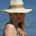 Peter Grimm Zag - Womens Straw Fedora Hat - Hatcountry